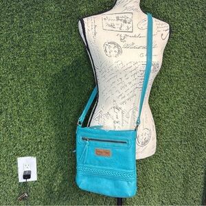 Wrangler Aqua Crossbody Bag